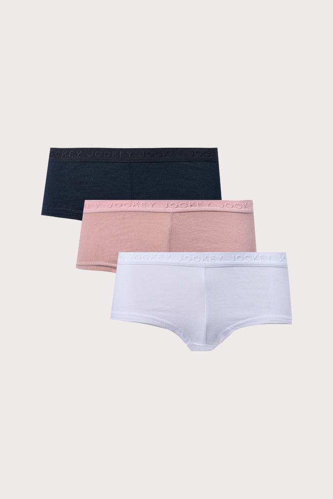 3 Pack Cotton Stretch Knicker Shorts