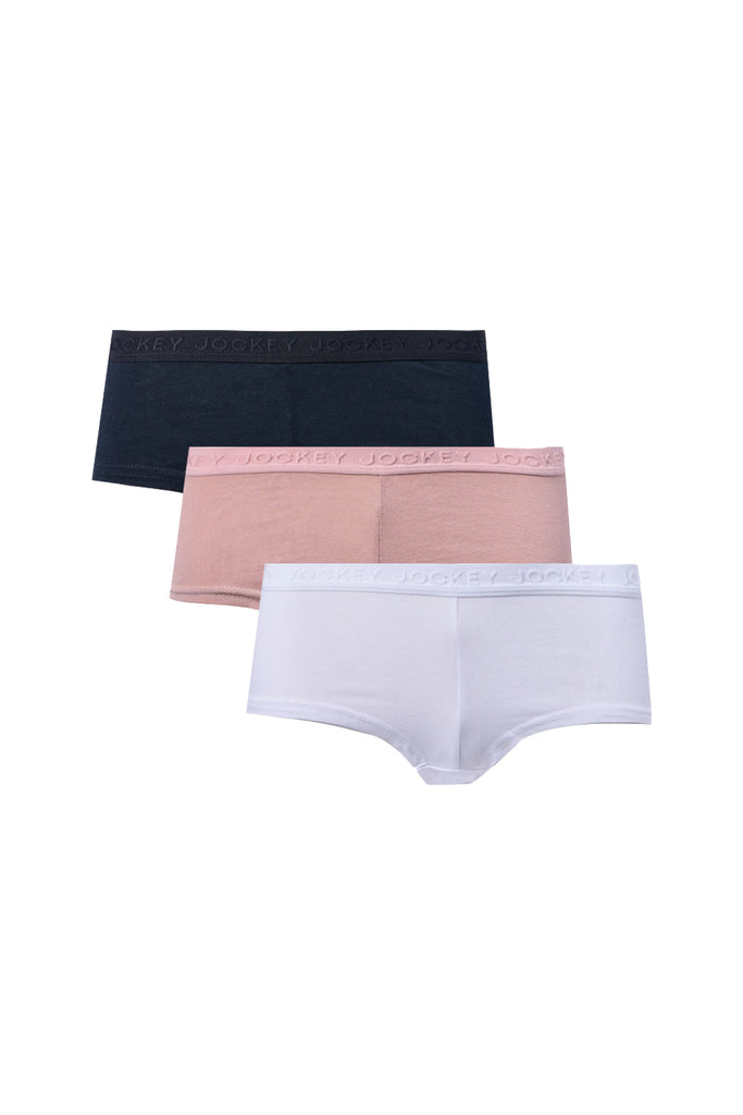 Jockey® 3PK Tonal Cotton Stretch Knicker