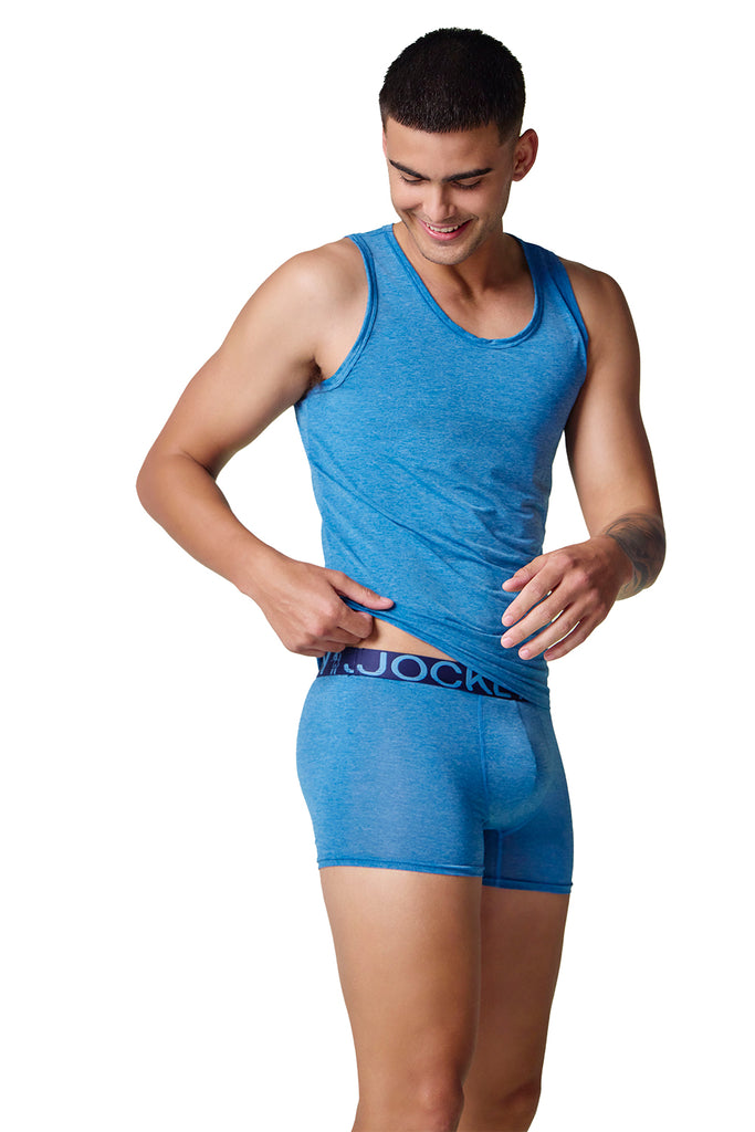 Jockey® Marled Nylon Stretch Short Leg Trunk