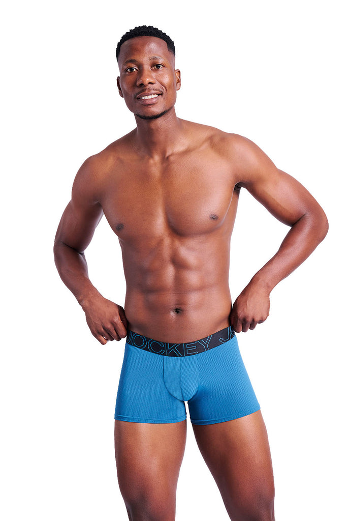 Jockey ® Elixir Blue Polyamide Stretch Short Leg Trunk