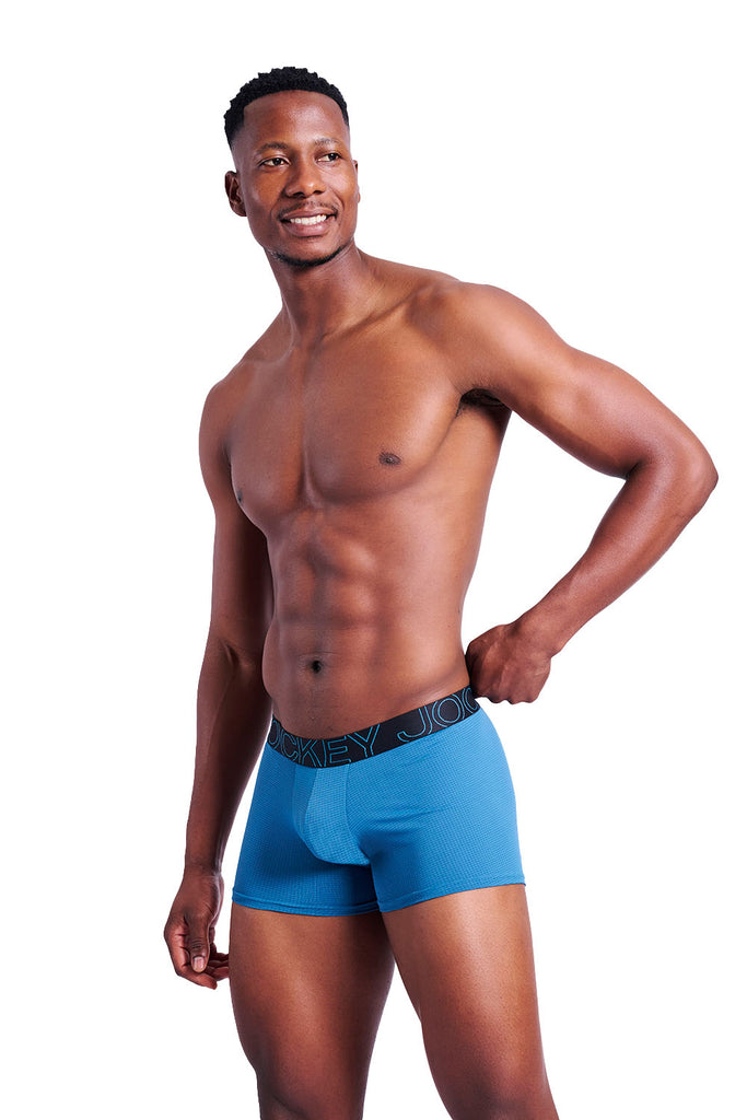 Jockey ® Elixir Blue Polyamide Stretch Short Leg Trunk