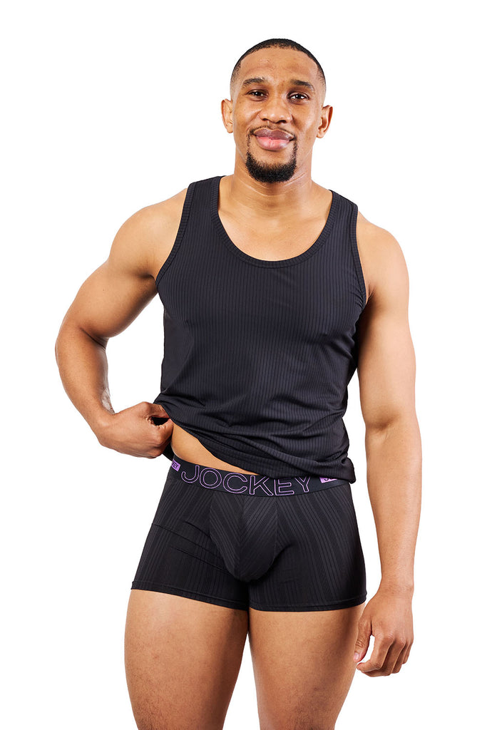 Jockey® Black Tie Short Leg Trunk