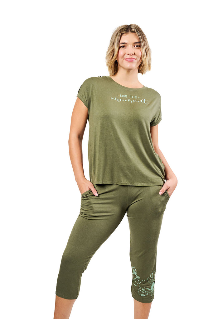 Jockey® Green Essence Crop Pant