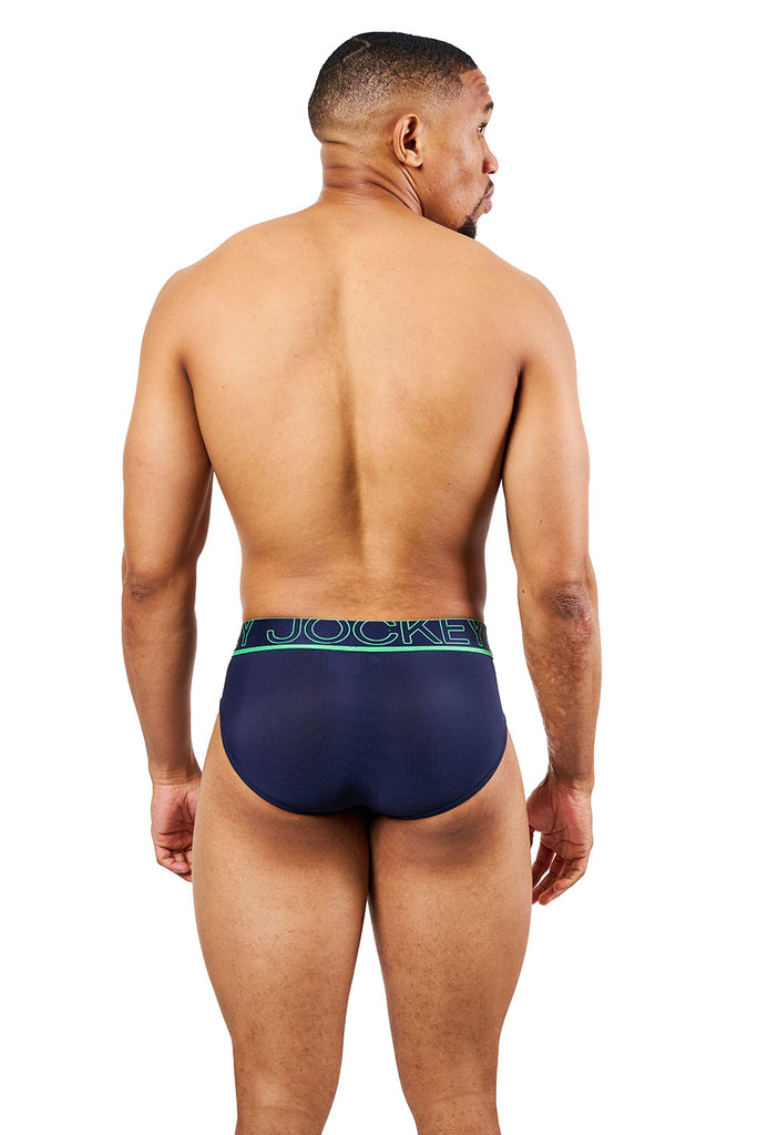 Jockey® Bold New World Fine textured stripe Nylon stretch Brief