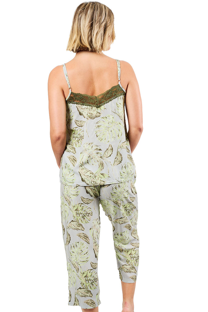 Jockey® Green Essence Printed Viscose Woven 3/4 Pant