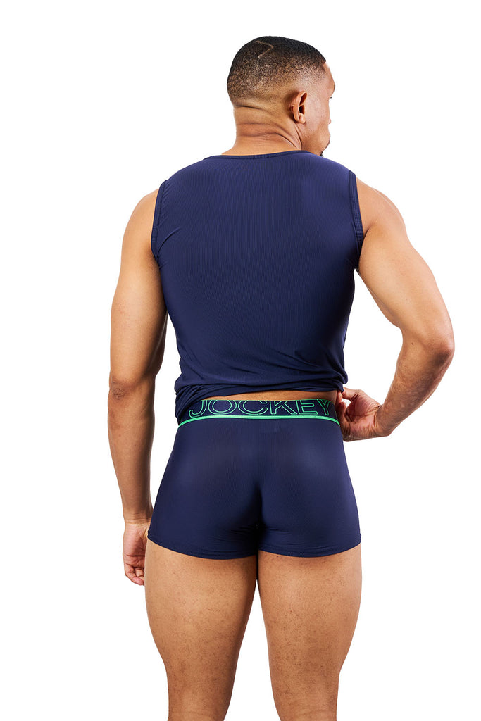 Jockey® Bold New World Fine textured stripe Nylon stretch Short Leg