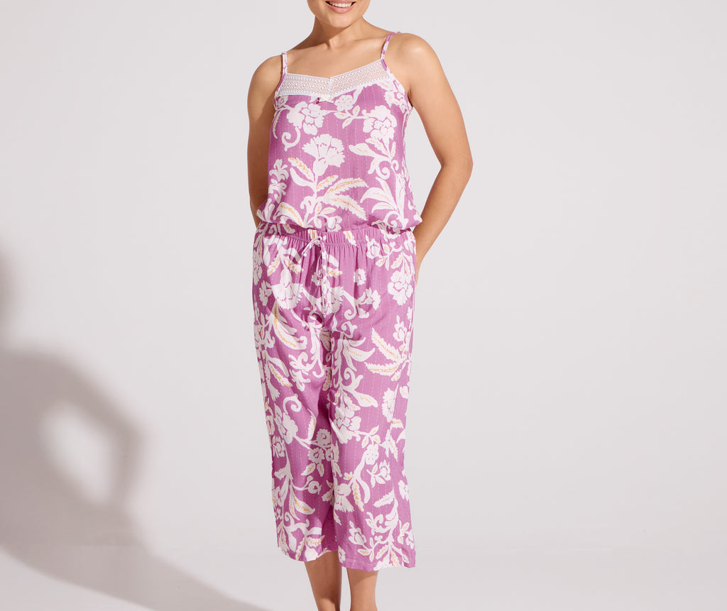 Jockey®  Flora Deco Printed Viscose Woven Sleep Cami