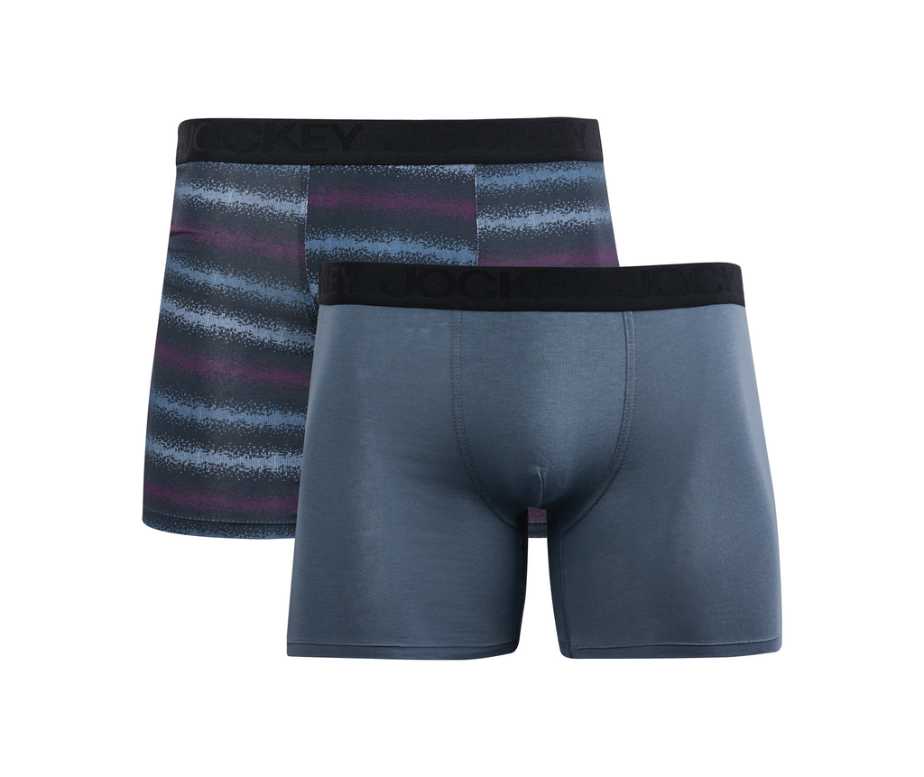 Jockey® 2 Pack Bang on Trend Long Leg Trunk
