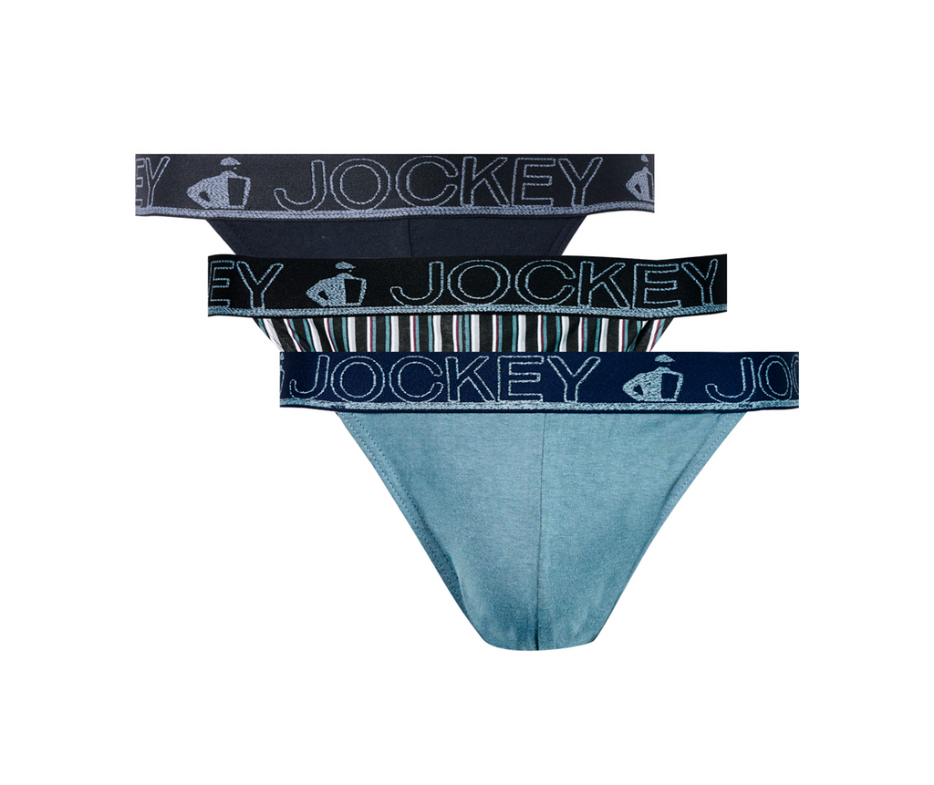 Jockey® 3 Pack Stripe Tanga