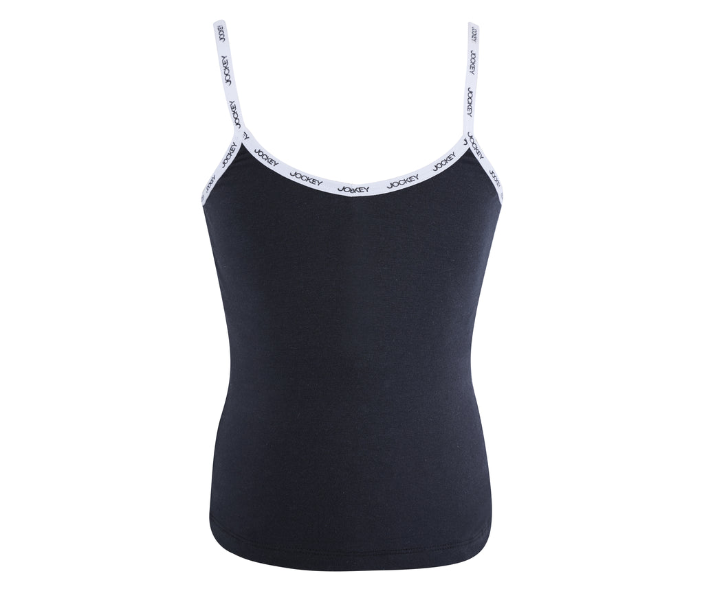 Jockey® Girls Plain Cotton Stretch Strappy Vest