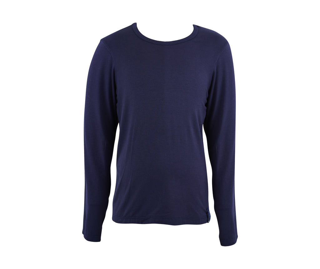 Jockey® Boys Viscose Crew-Neck Long Sleeve PJ Top