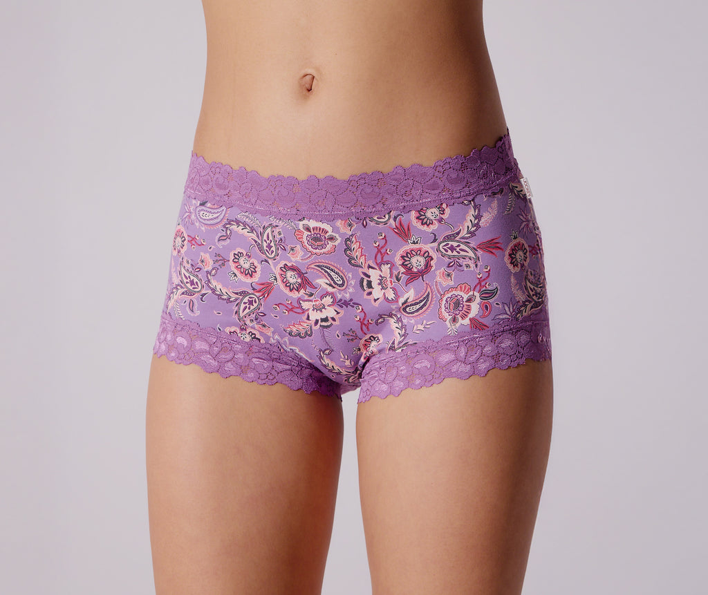 Jockey® Parisienne Cotton Print Full Brief