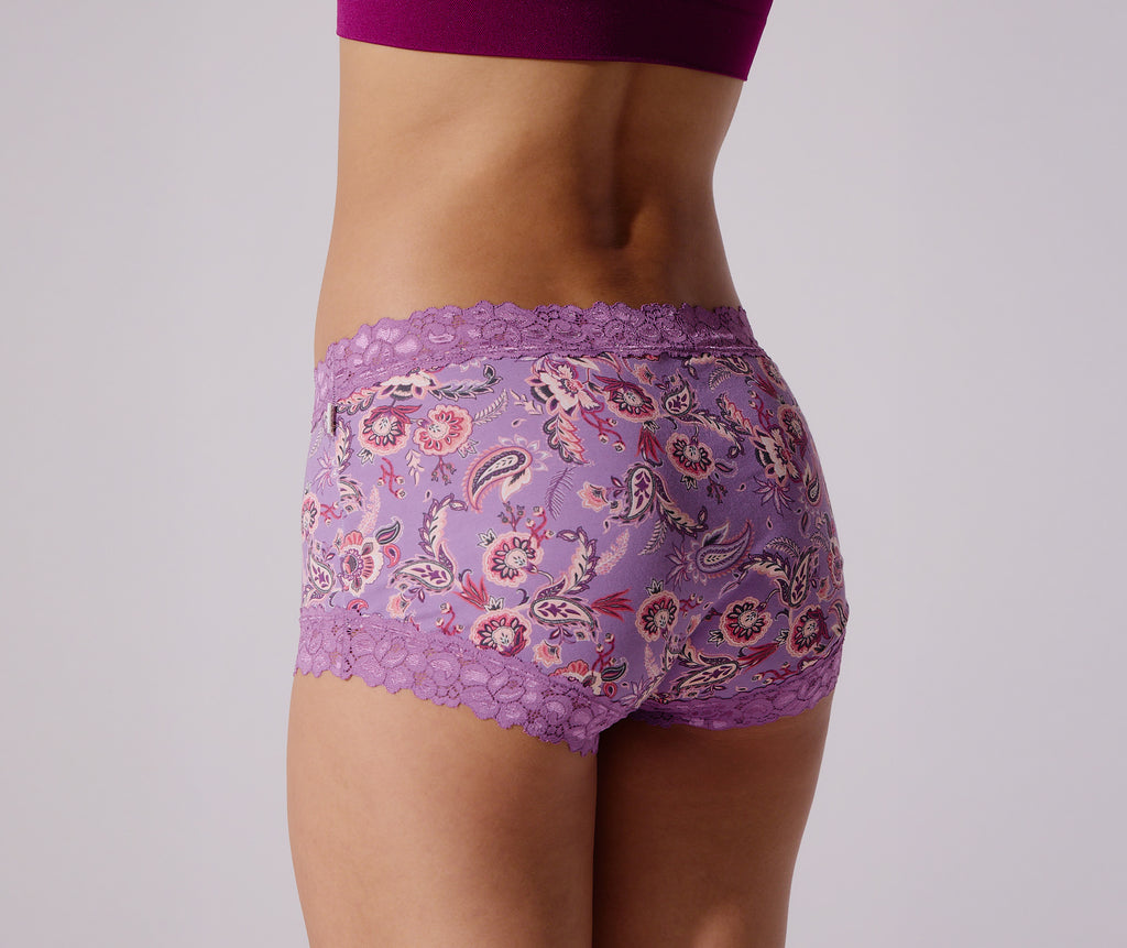 Jockey® Parisienne Cotton Print Full Brief