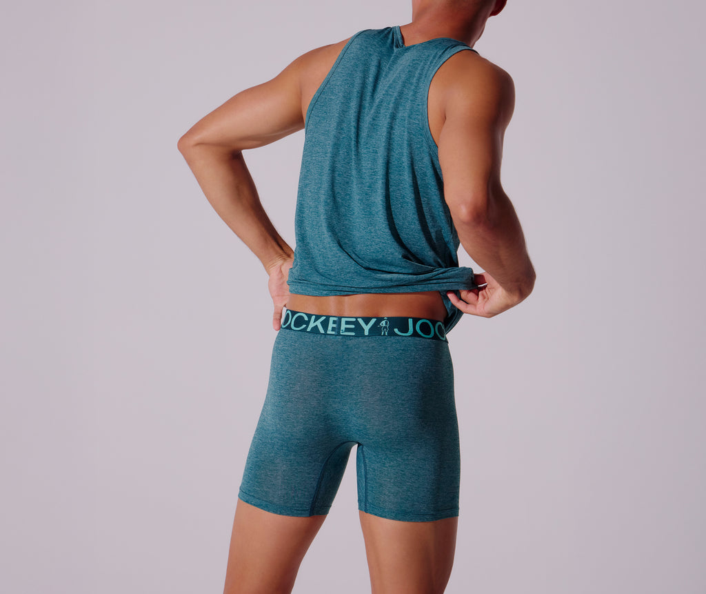 Jockey® Marled Nylon Stretch Long Leg Trunk