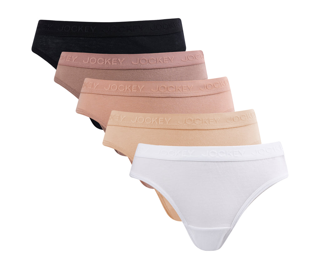 Jockey® 5 pack Natural Tonal Bikini
