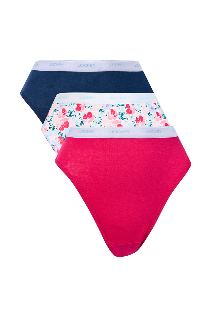 Jockey ® 3 Pack Floral French Cut