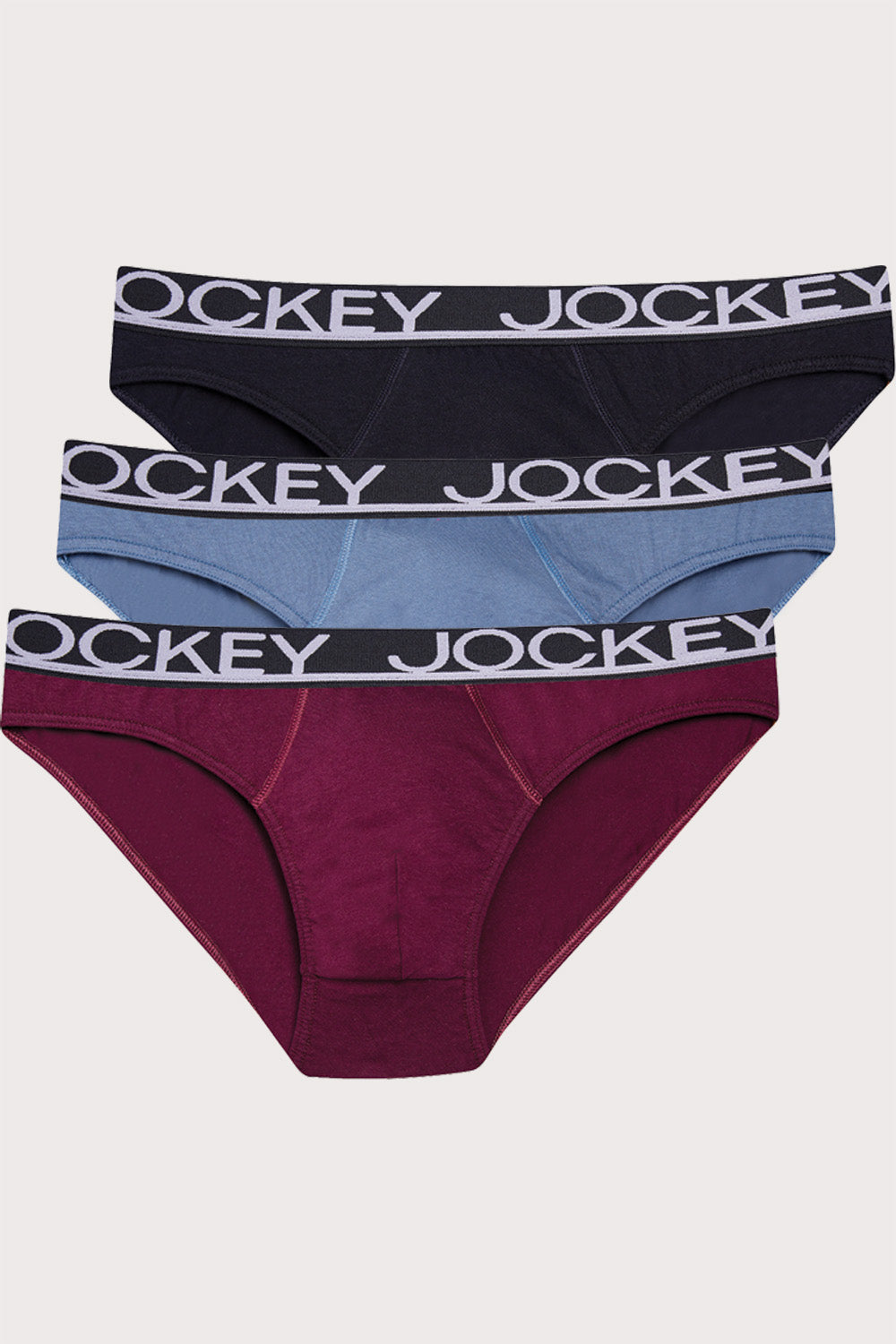 Jockey ® 3 Pack Briefs - S / PLAINS