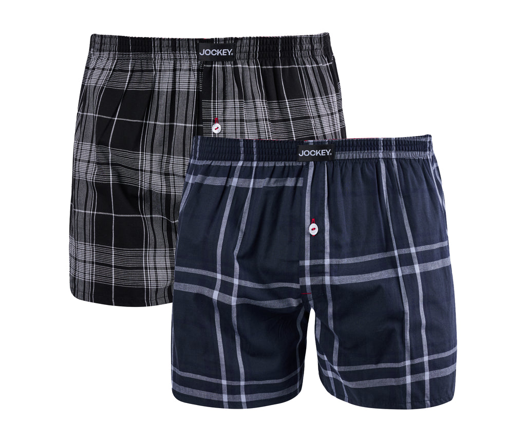 Jockey® Classic 2 Pack Woven Boxer