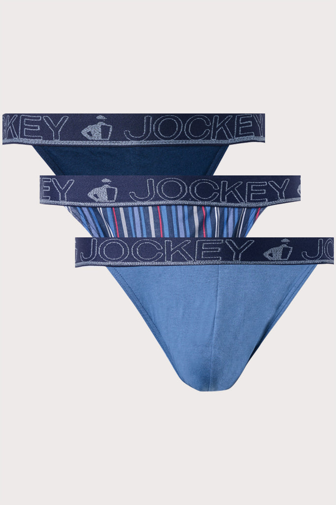 Jockey® 3 Pack Stripe Tanga