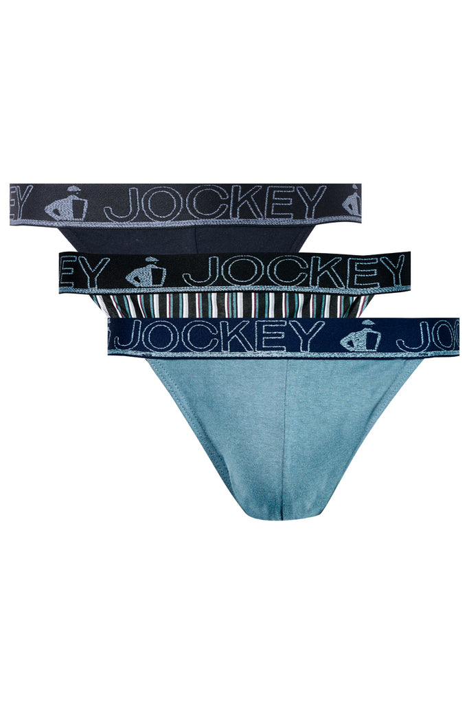 Jockey® 3 Pack Stripe Tanga