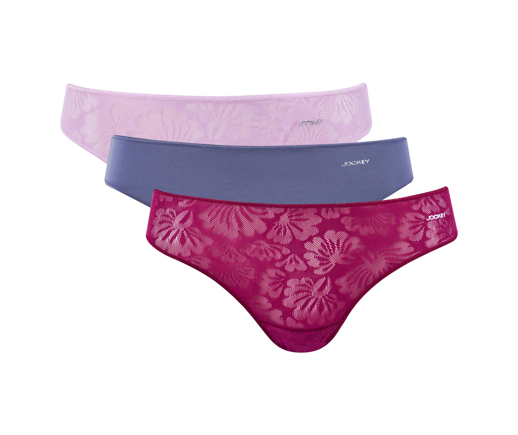 Jockey® 3PK NPL Lace Bikini