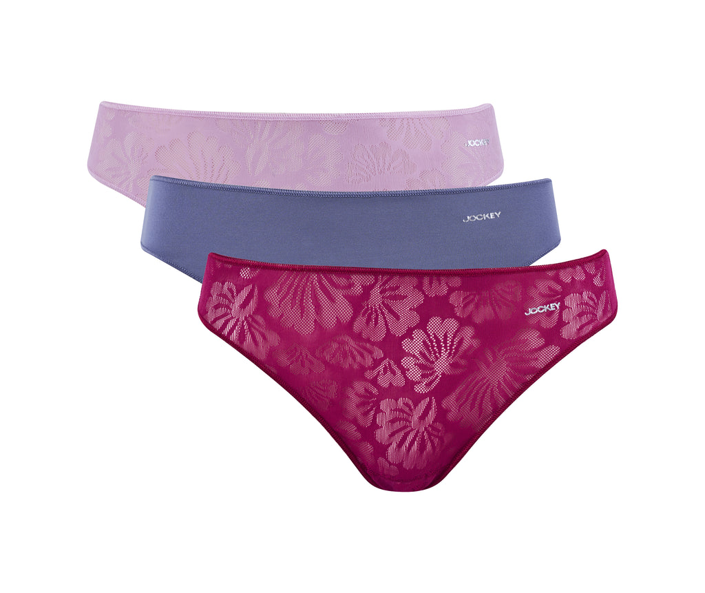 Jockey® 3PK NPL Lace French Cut