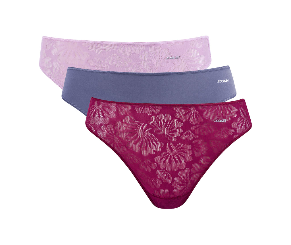 Jockey® 3 Pack NPL Lace G-string