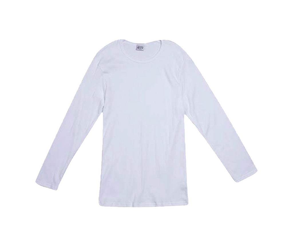 Jockey® 1 Pack Drop Needle Interlock L/S Undershirt