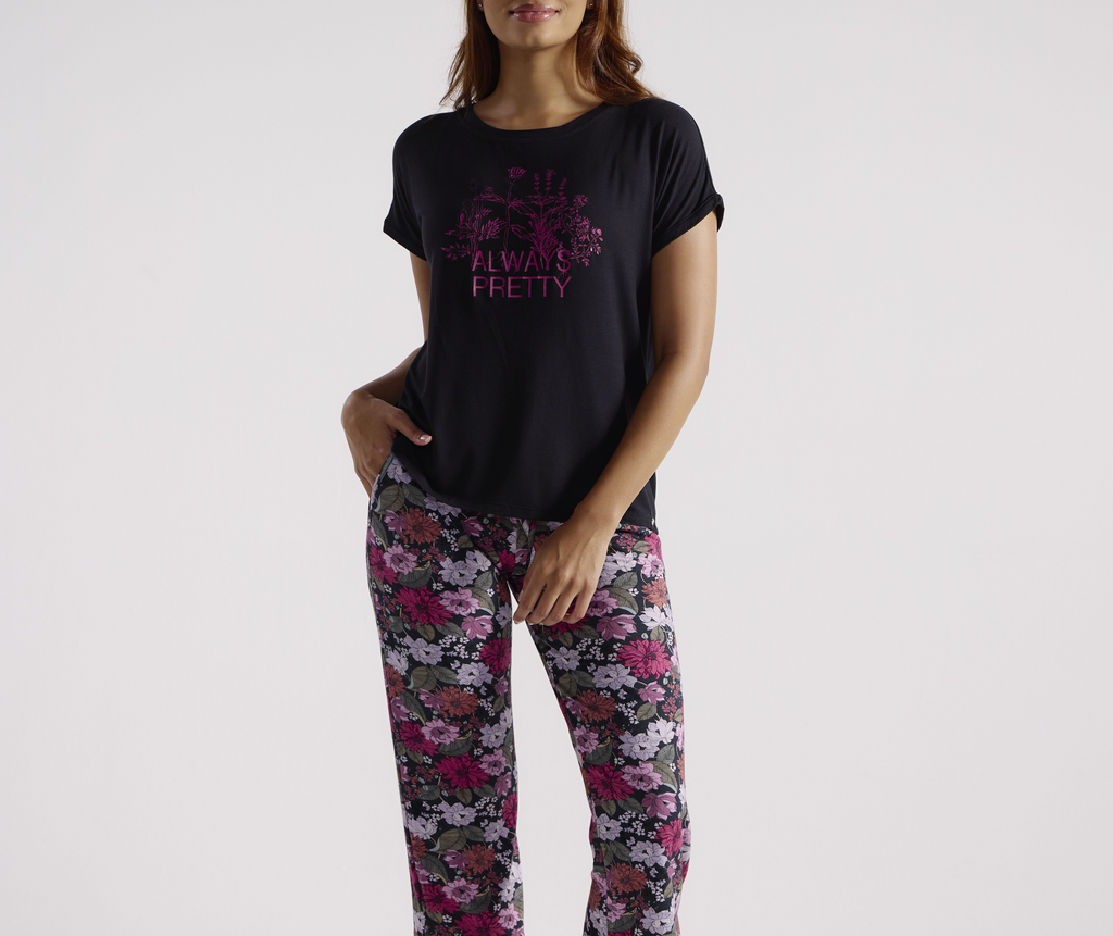 Jockey® Rewild plain viscose sleep Top