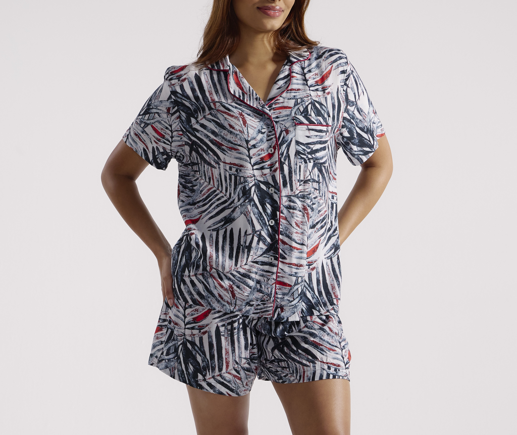 Jockey® Shadow Palms Woven Viscose Sleep Short